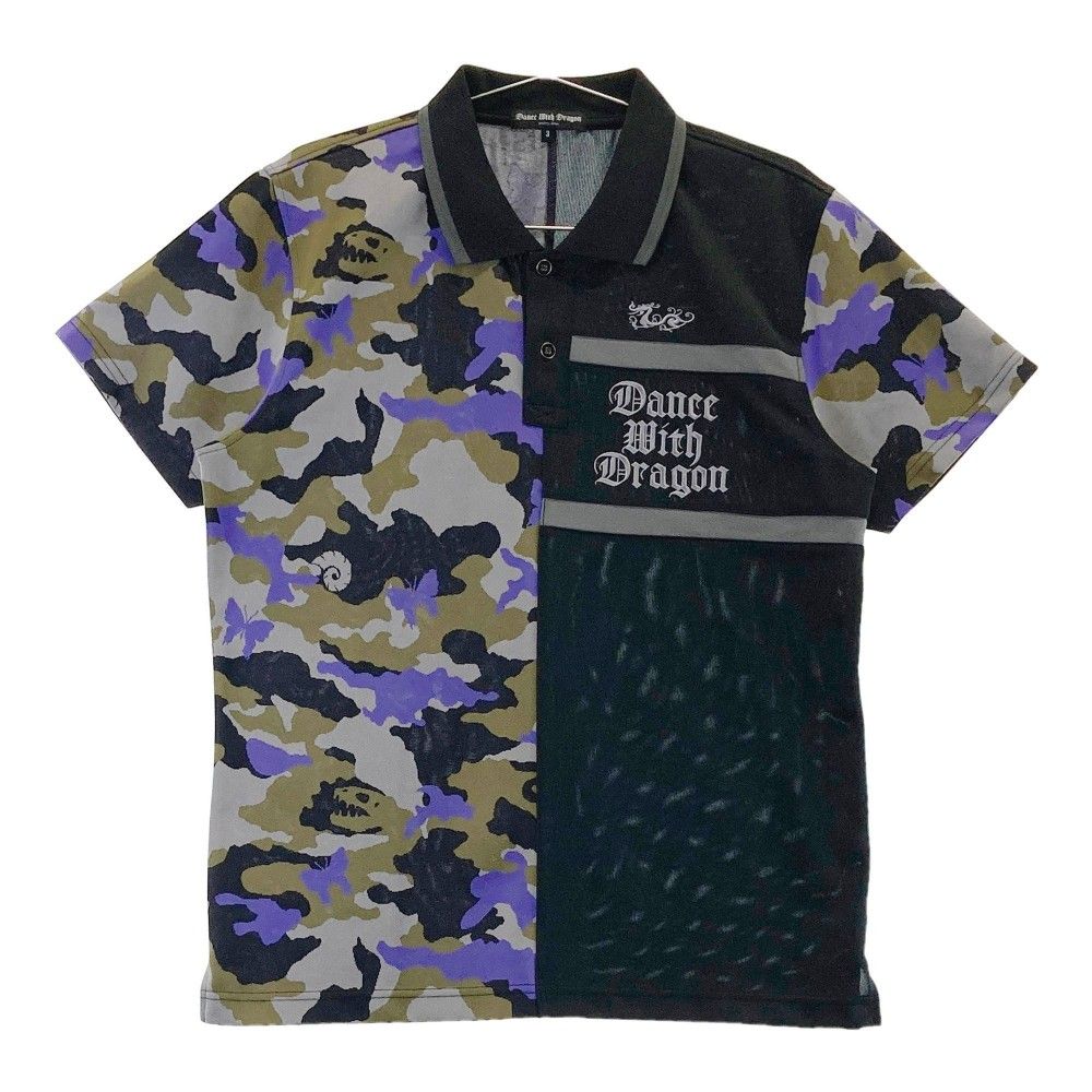 サイズ：3 DANCE WITH DRAGON ダンスウィズドラゴン 半袖ポロシャツ
