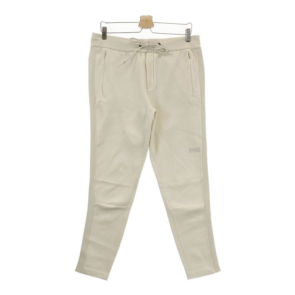 サイズ 4 PGG PEARLY GATES パーリーゲイツ 2025年モデル ニット ロングパンツ ベージュ系 ゴルフウェア メンズ ストスト