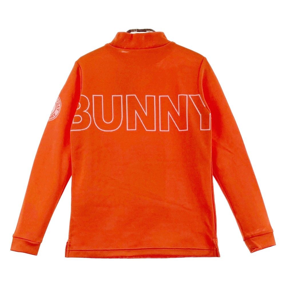 オレンジ 4サイズM モックネックシャツ ジャックバニー 新品 ゴルフウェア オレンジ 4サイズM モックネックシャツ ジャックバニー 新品 ゴルフ