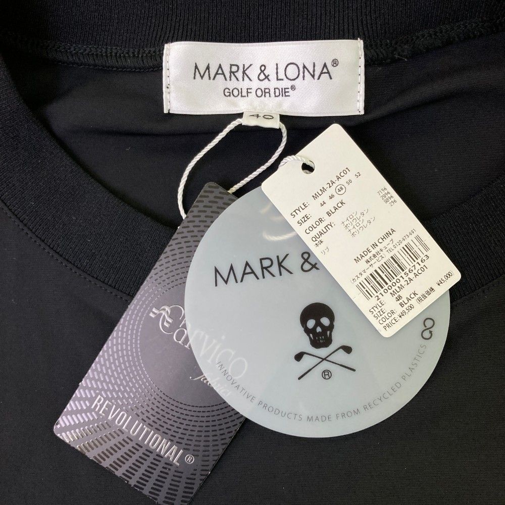 サイズ：48 MARK&LONA マークアンドロナ 長袖ブルゾン ブラック系