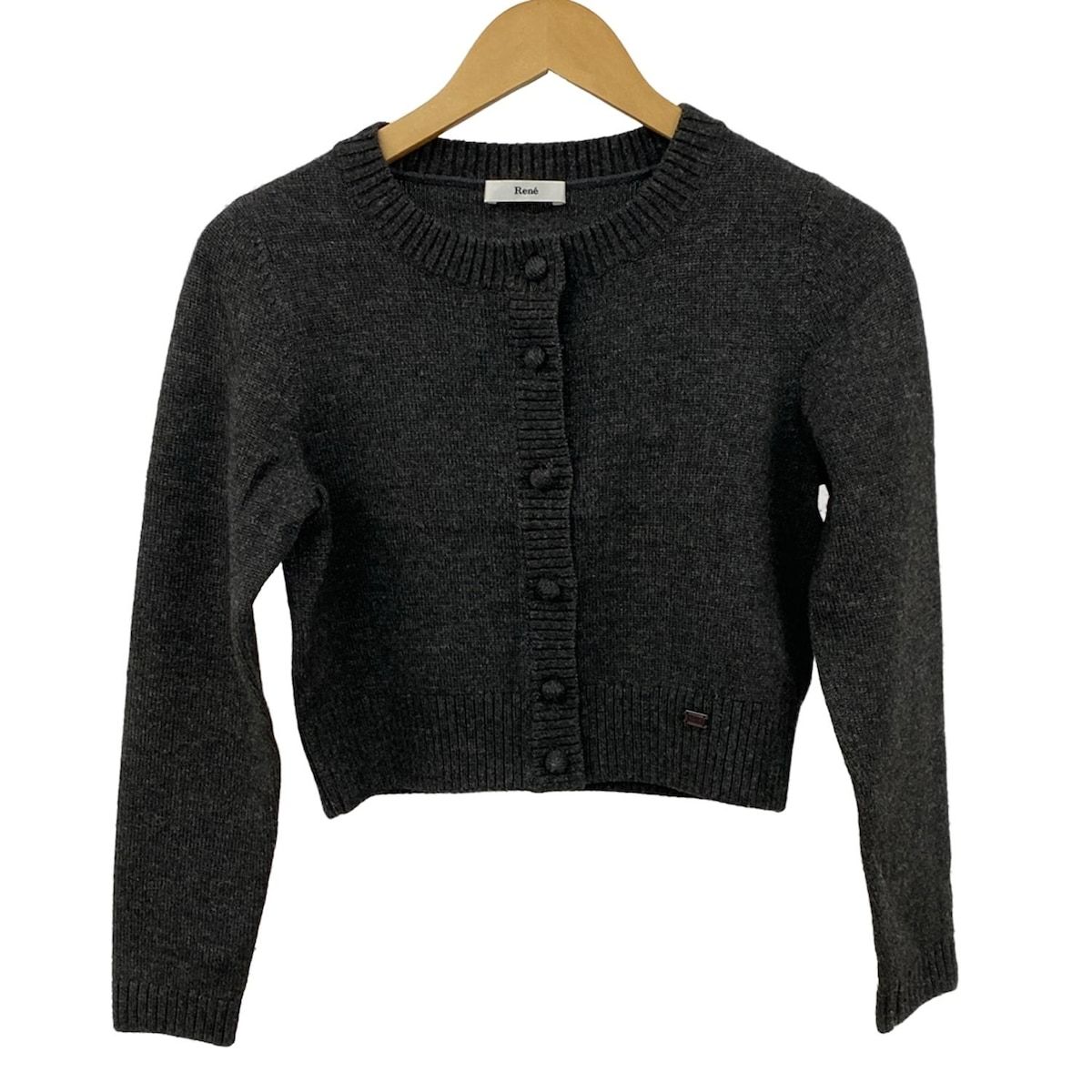 Rene ルネ カーディガン サイズ36 S レディース - ダークグレー 長袖