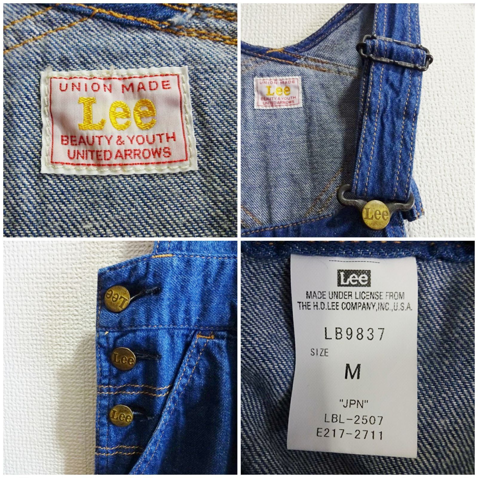 Lee × BEAUTY&YOUTH UNITED ARROWS オーバーオール レディース M 相当 