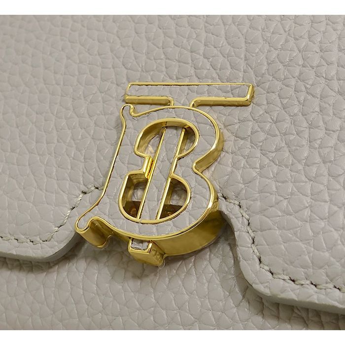 美品✨バーバリー　長財布　二つ折り　ハルトン　レザー　グレージュ　TB バーバリー 長財布 財布 レディース TB コンチネンタル 二つ折り