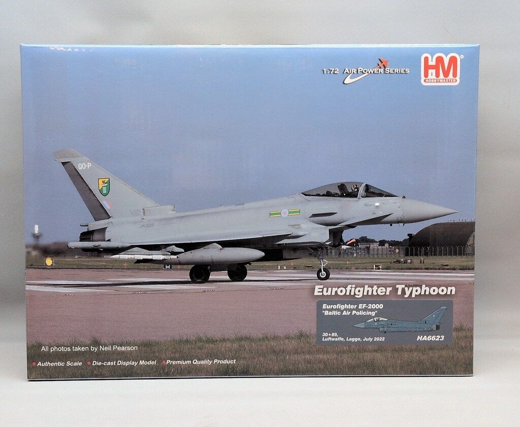 HOBBY MASTER 1|72 ユーロファイター EF-2000 ドイツ空軍 バルト海航空警備演習 2025