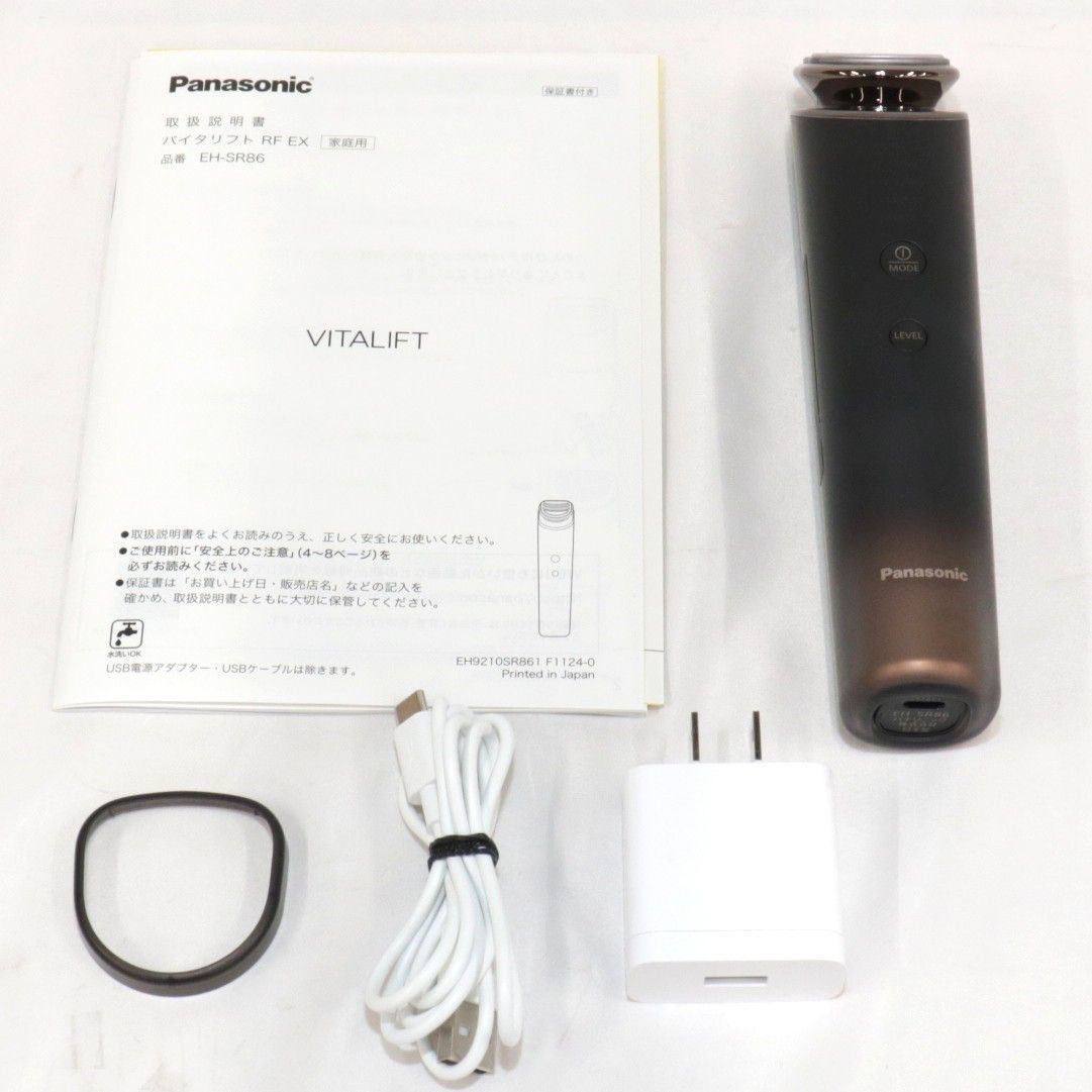 Panasonic beauty premium RF美容器 used 中古 パナソニック バイタリフト RF EX EH-SR86 美顔器 eh-sr86 【可(C