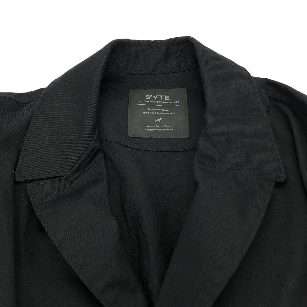 最安値 S'YTE yohji yamamoto ヨウジヤマモト ブルゾン s'yte by Yohji Yamamoto サイト バイ ヨウジヤマモト 24AW COTTON