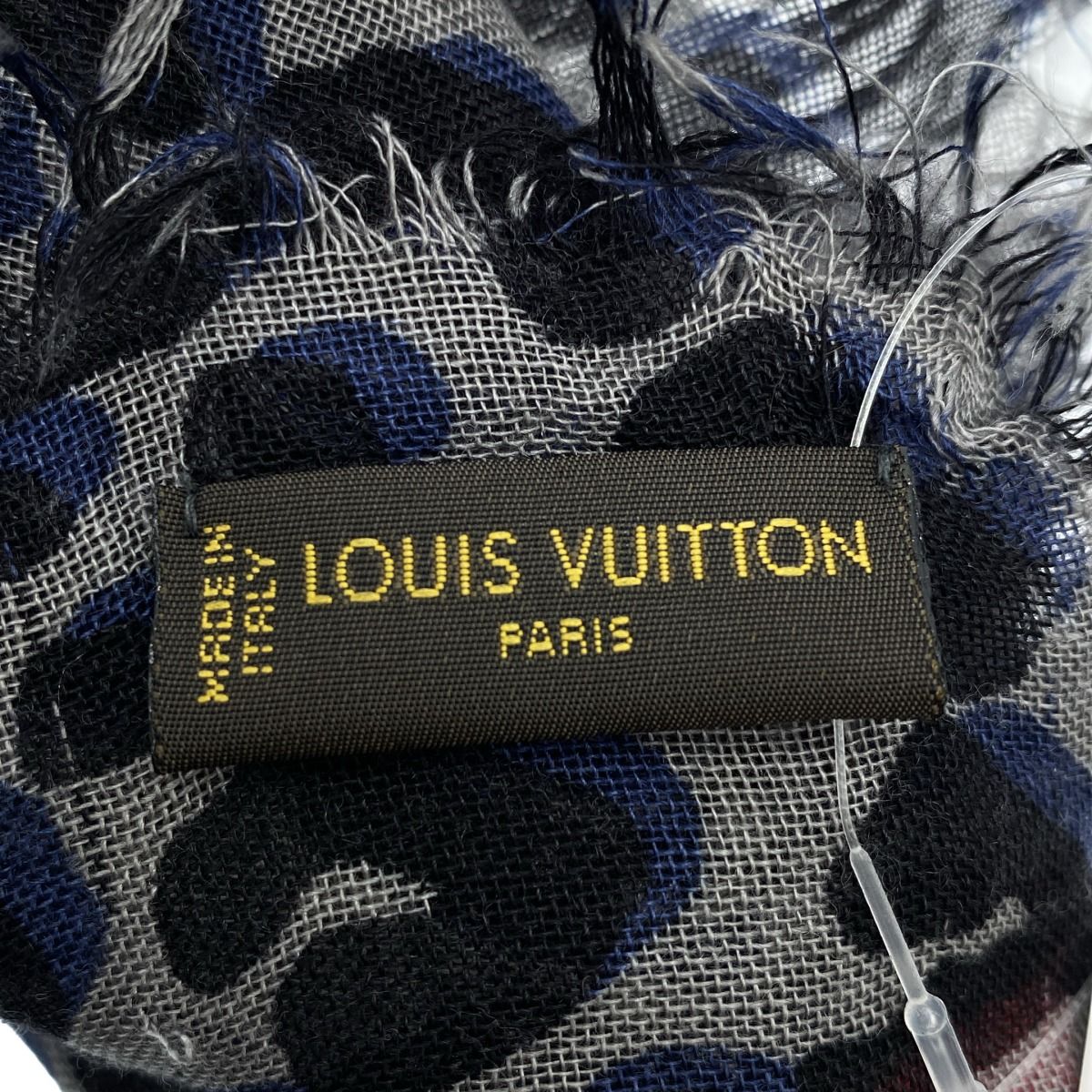 LOUIS VUITTON ルイヴィトン エトール・レオパード カシミヤシルク