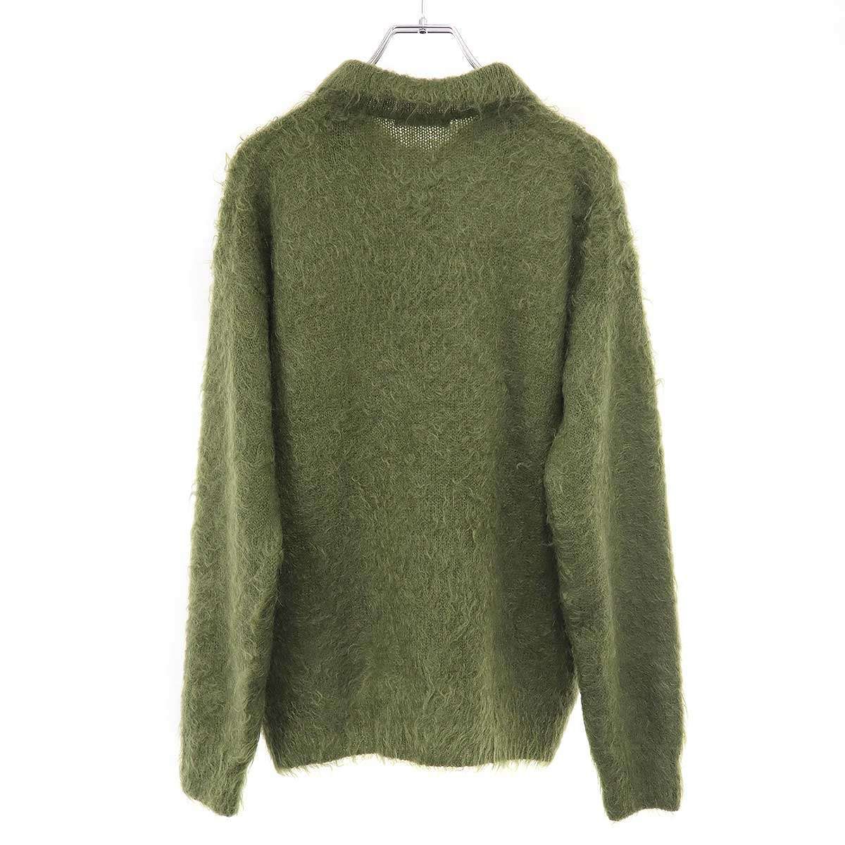 AURALEE オーラリー 25AW BRUSHED SUPER KID MOHAIR KNIT POLO モヘア 