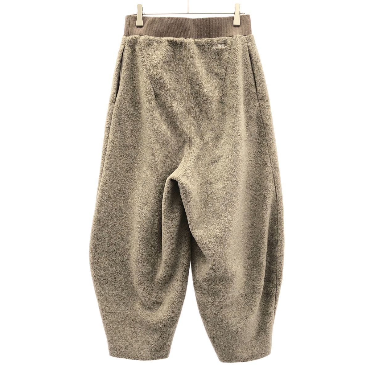 ALWEL オルウェル FLEECE PEG PANTS フリースパンツ FLEECE-6 ベージュ OS