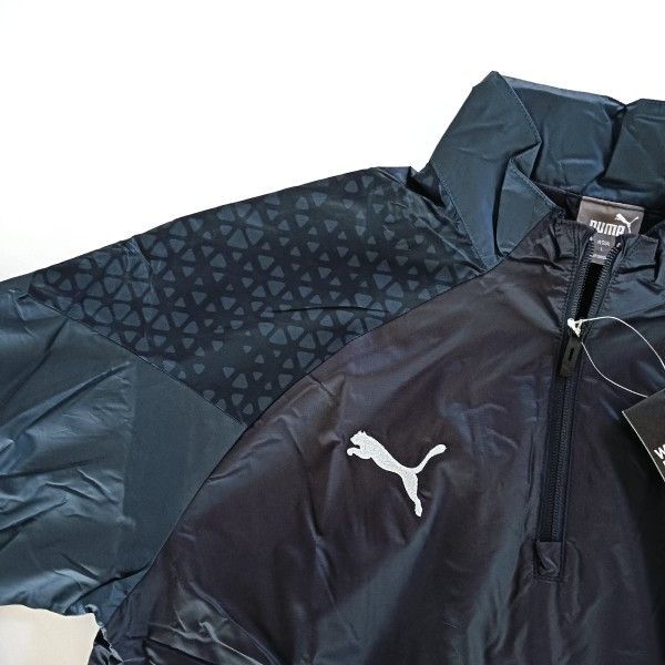 新品 プーマ ピステ上下 紺 メンズ セットアップ ウインドブレーカー