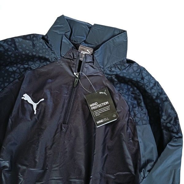 新品 プーマ ピステ上下 紺 メンズ セットアップ ウインドブレーカー