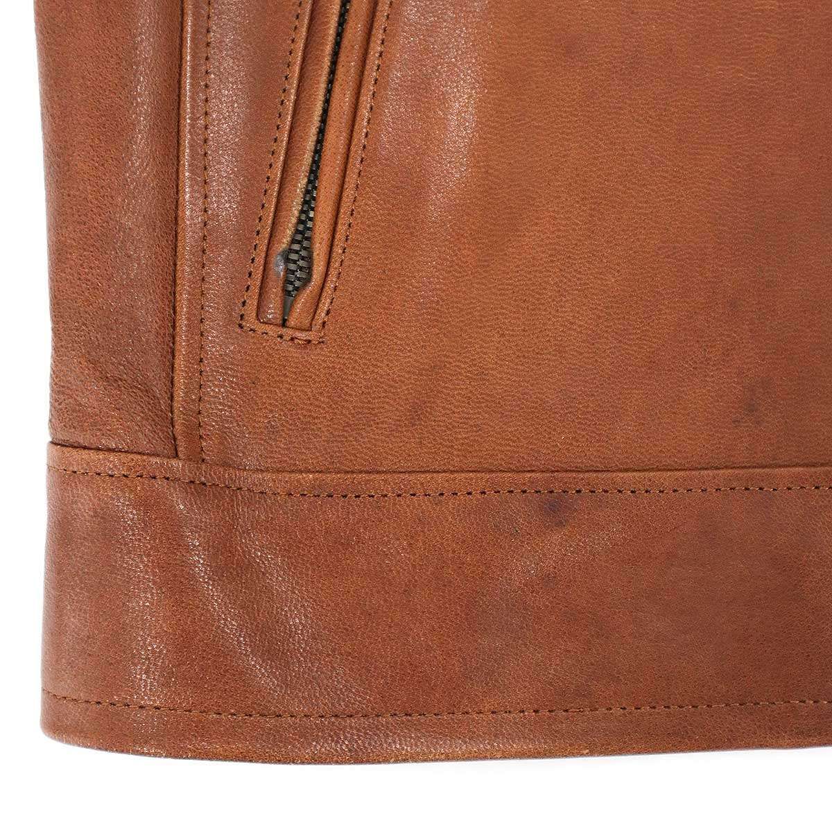 アンスナム シングルレザーライダースジャケット