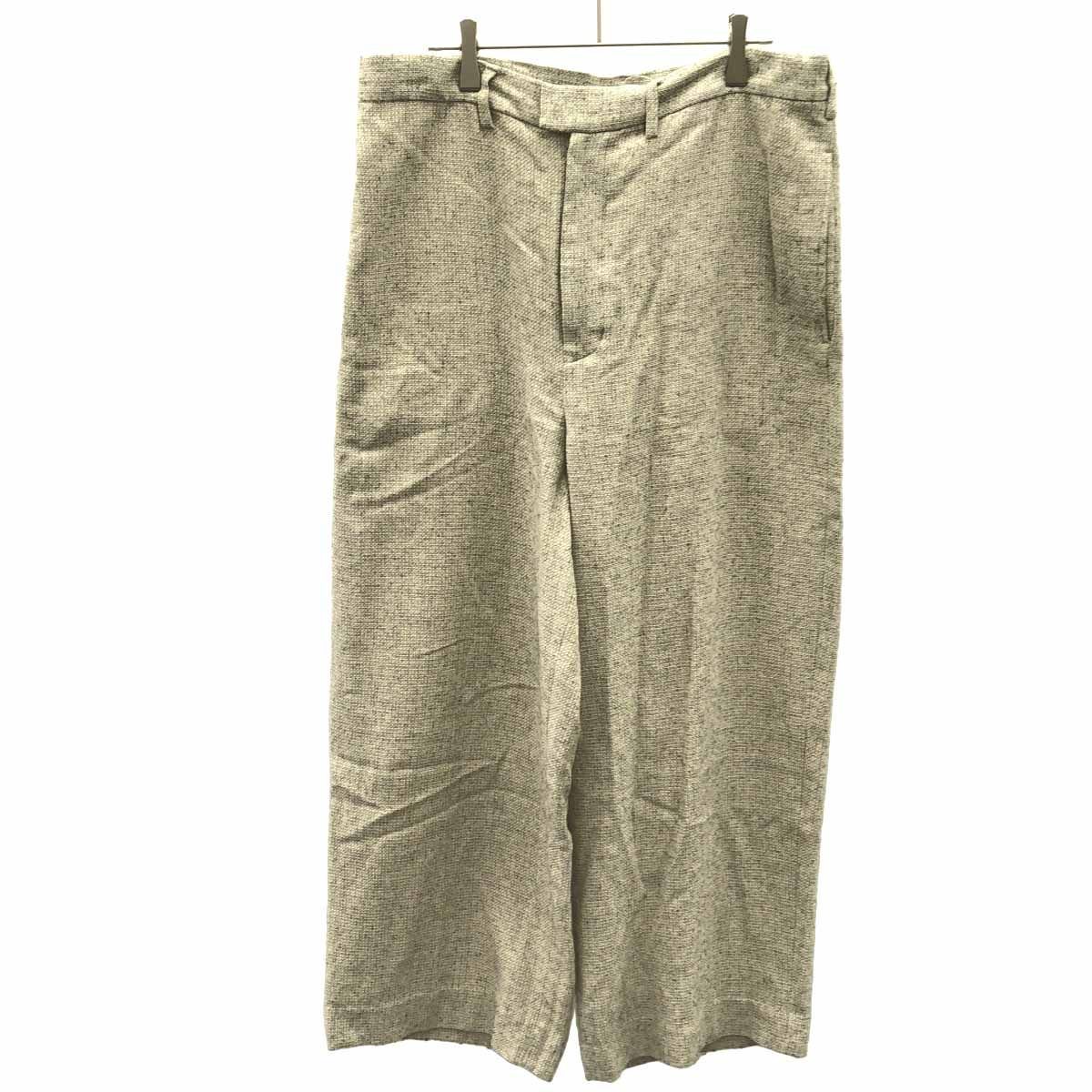 ノノット 24 SS Trousers Cotton×Summer Wool Small Pattern Sucker パンツ N-24 S-027 グレー 4