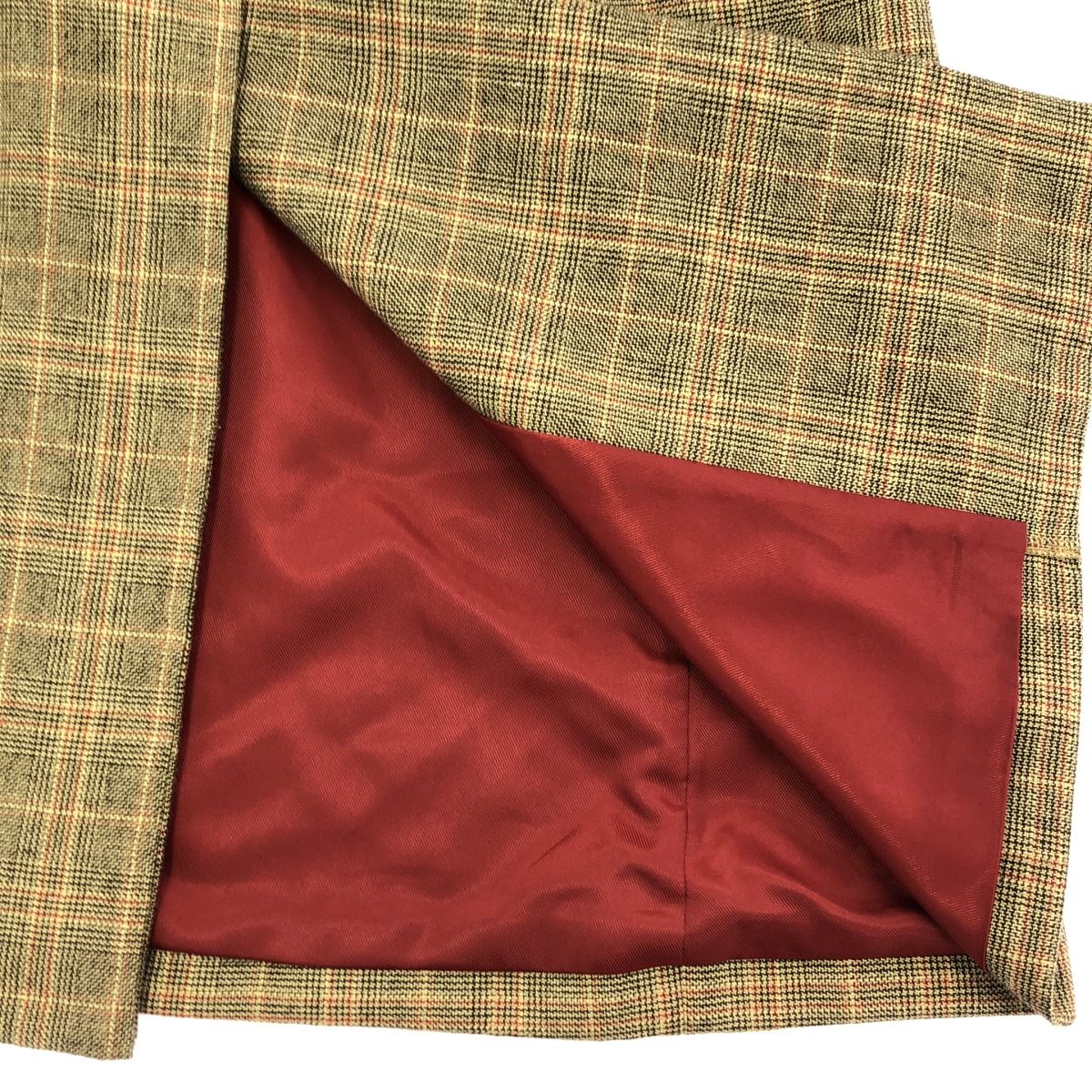 Ameri VINTAGE アメリ ヴィンテージ 別注グレンチェック柄ダブルコート ベージュ F その他 ジャケット アウター レディース