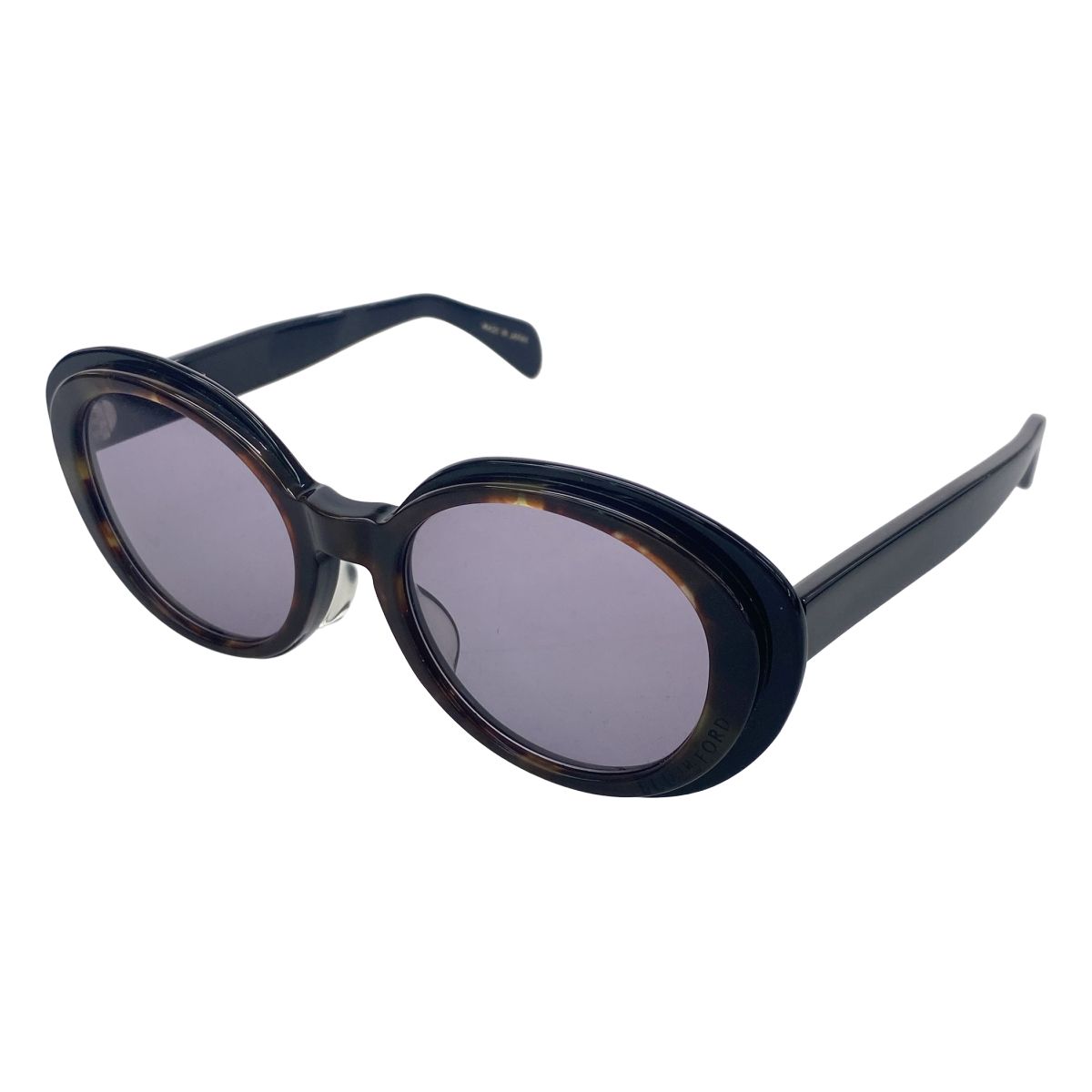 BED J.W. FORD×GLITCH ベッドフォード グリッチ 24 AW サングラス アイウェア GLH-1025 ブラウン ブラック 52□20-148