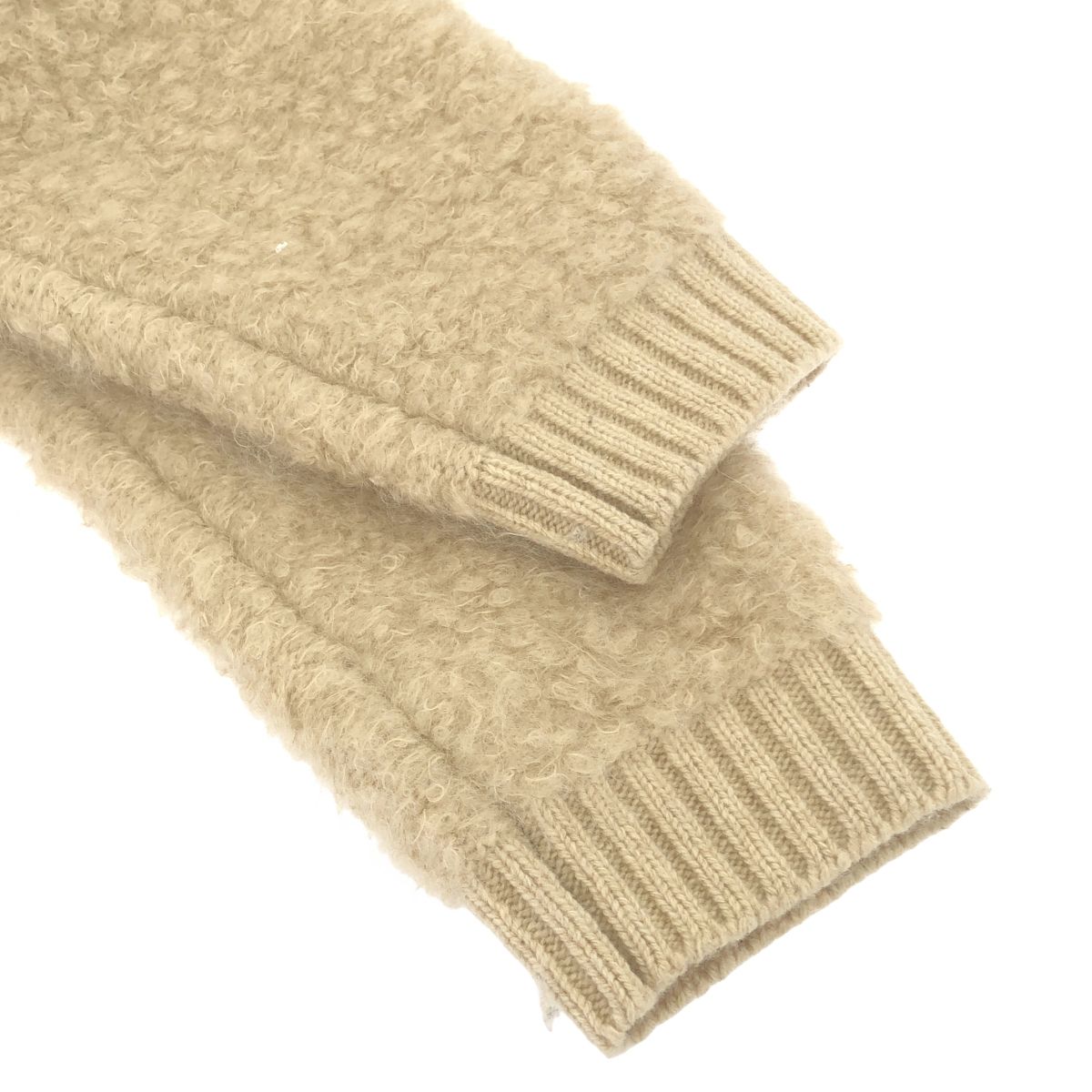 R&D.M.Co- オールドマンズテーラー モヘアパイルニットカーディガン  