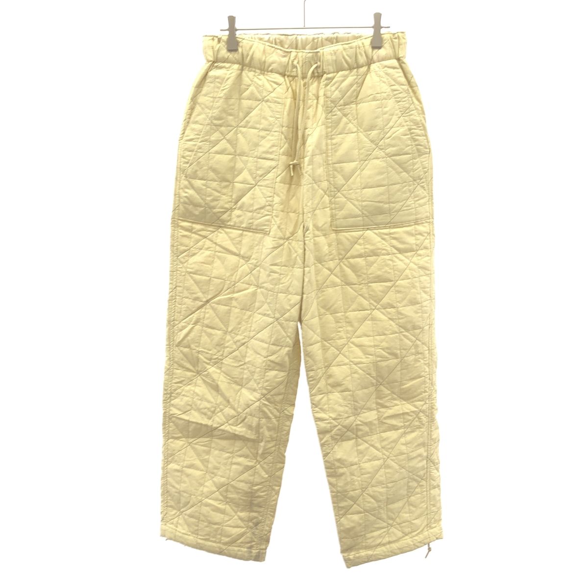 YOKE ヨーク 23 AW 3 LAYER PANTS キルティングパンツ ベージュ 2