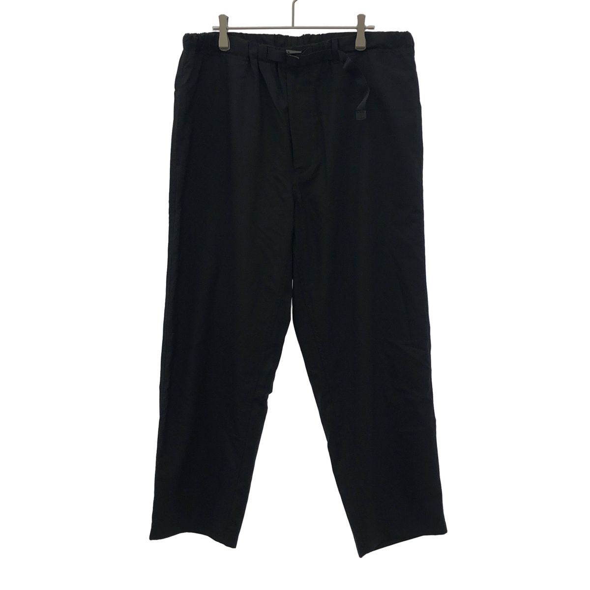 THE ENNOY エンノイプロフェッショナル 23 AW WOOL BLEND RIP STOP EASY PANTS ウールブレンドリップストップイージーパンツ ブラック L