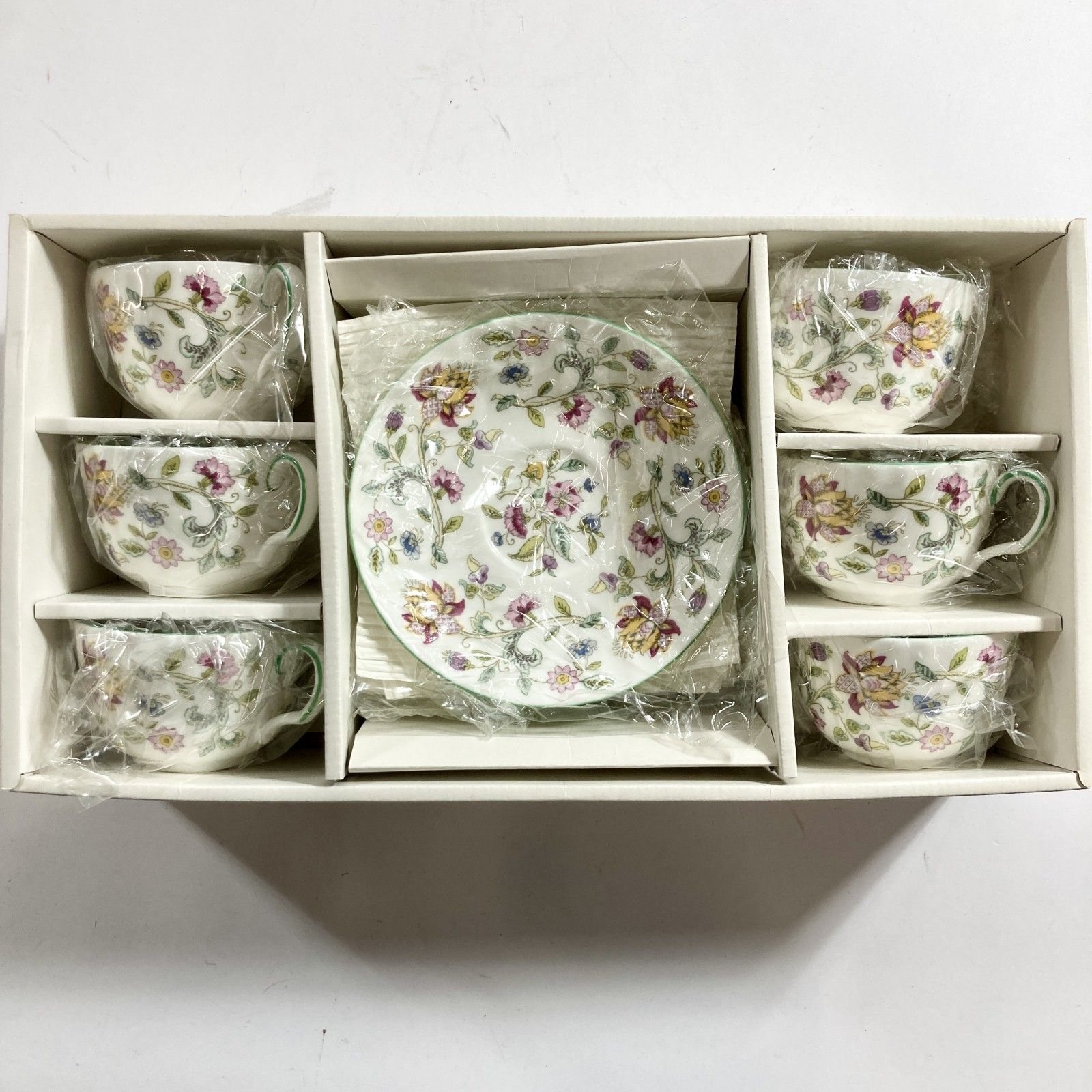 Royal Doulton ロイヤルドルトン ミントン ハンドホール カップ＆ソーサー ６客セット 2.3 kg