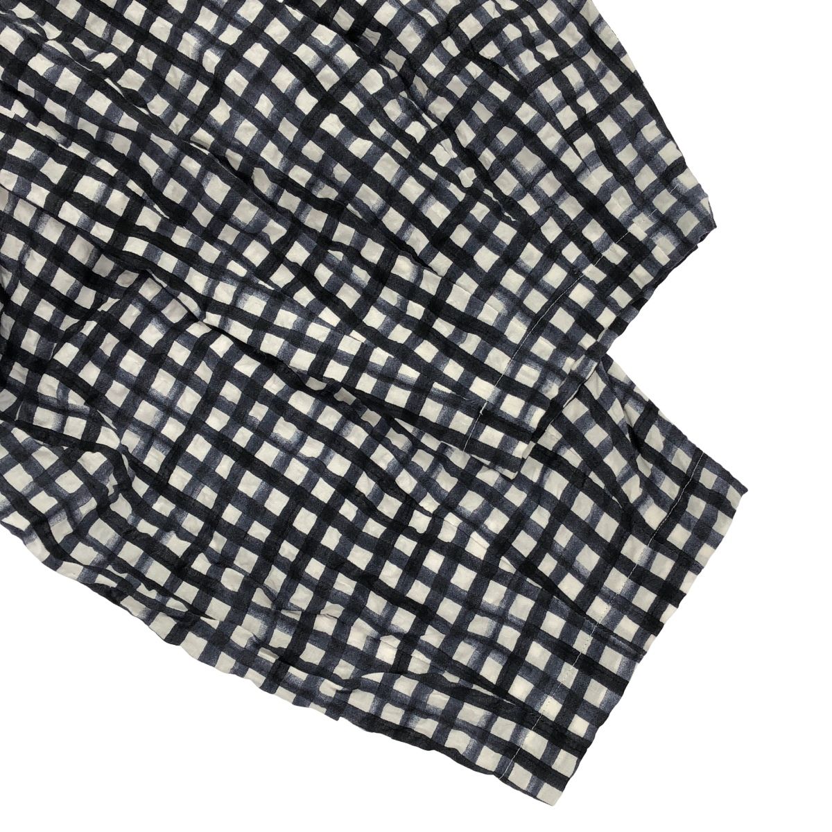  m s braque エムズブラック 24 SS HARLEM PANTS ニューハーレムチェックパンツ 241211 ブラック×ブルー×ホワイト 36 その他 パンツ