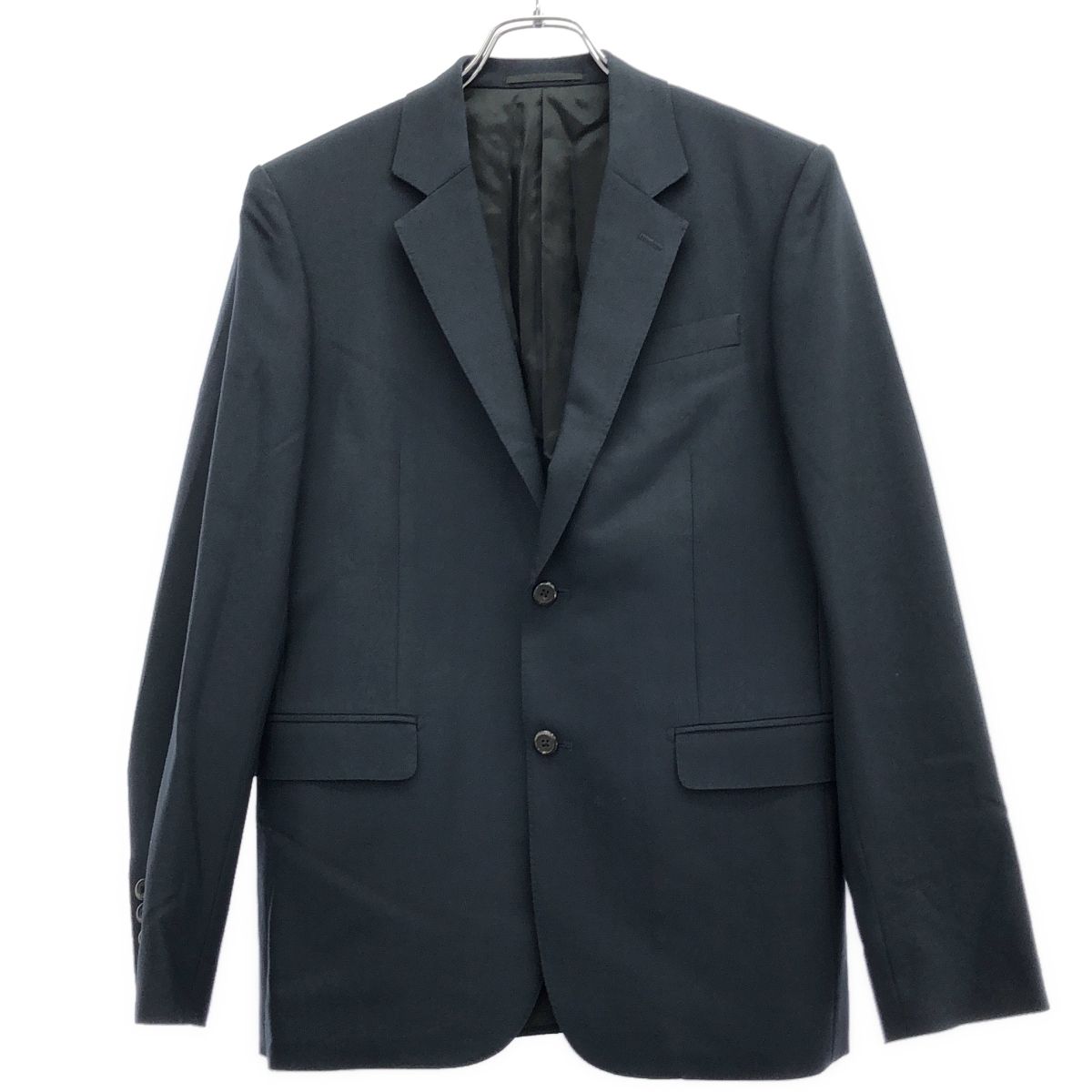 LAD ラッドミュージシャン 18 AW ウールギャバジンスタンダード2 Bジャケット-スラックスパンツ セットアップスーツ 2218-302|2218-550 ネイビー系 42