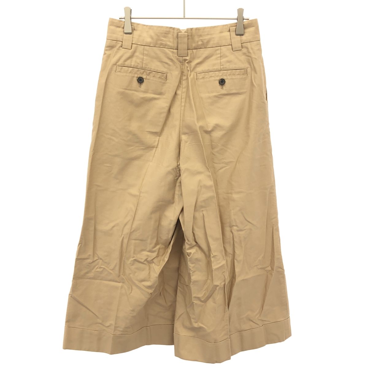 ebure エブール チノガウチョパンツ ベージュ 36