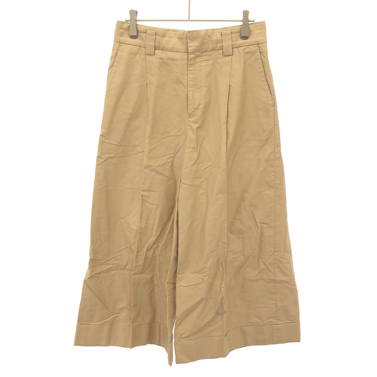 ebure エブール チノガウチョパンツ ベージュ 36