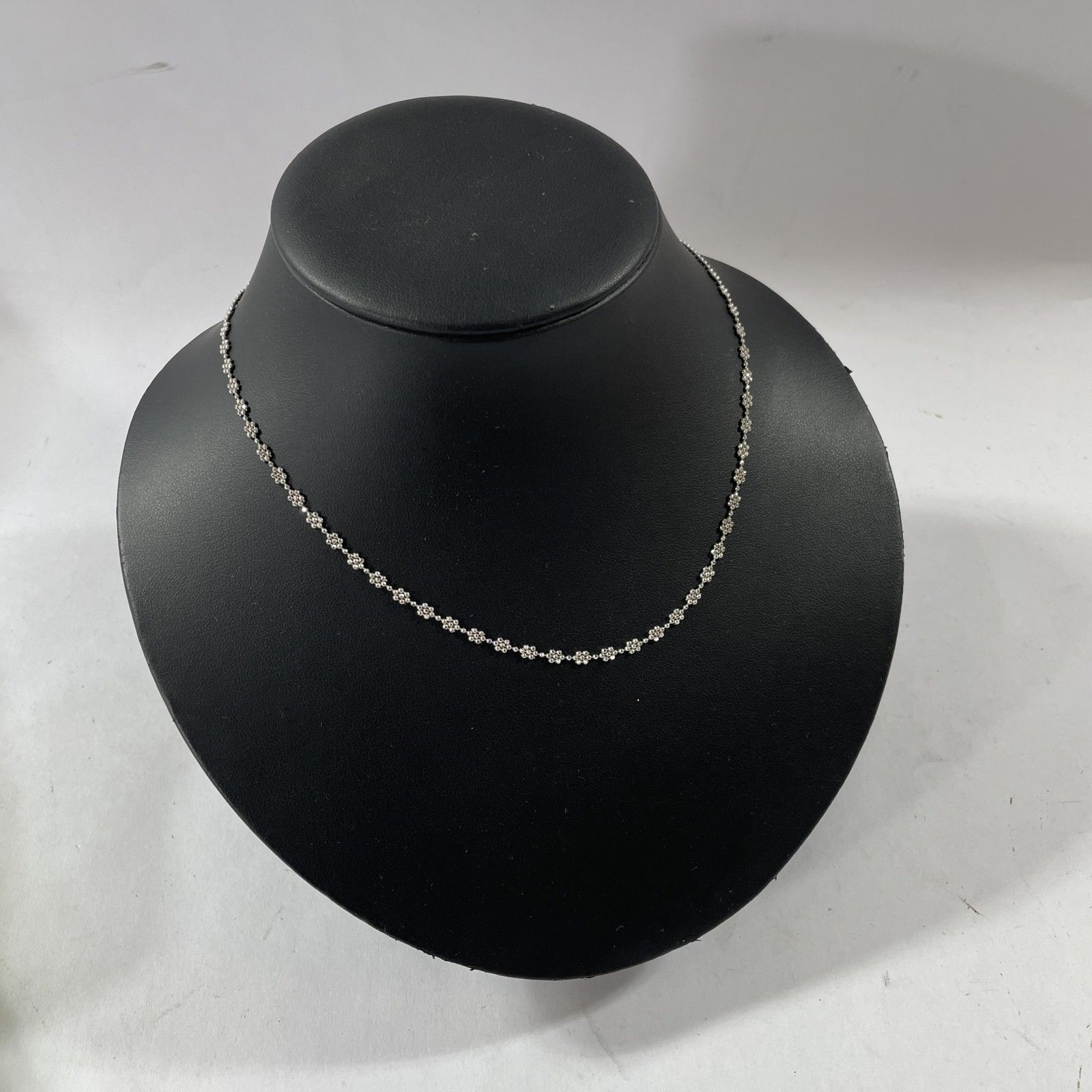 Pt 850刻印 プラチナ デイジーチェーンネックレス 造幣局ホールマーク刻印有 ネックレス 40㎝ アクセサリー 総重量5.47 g