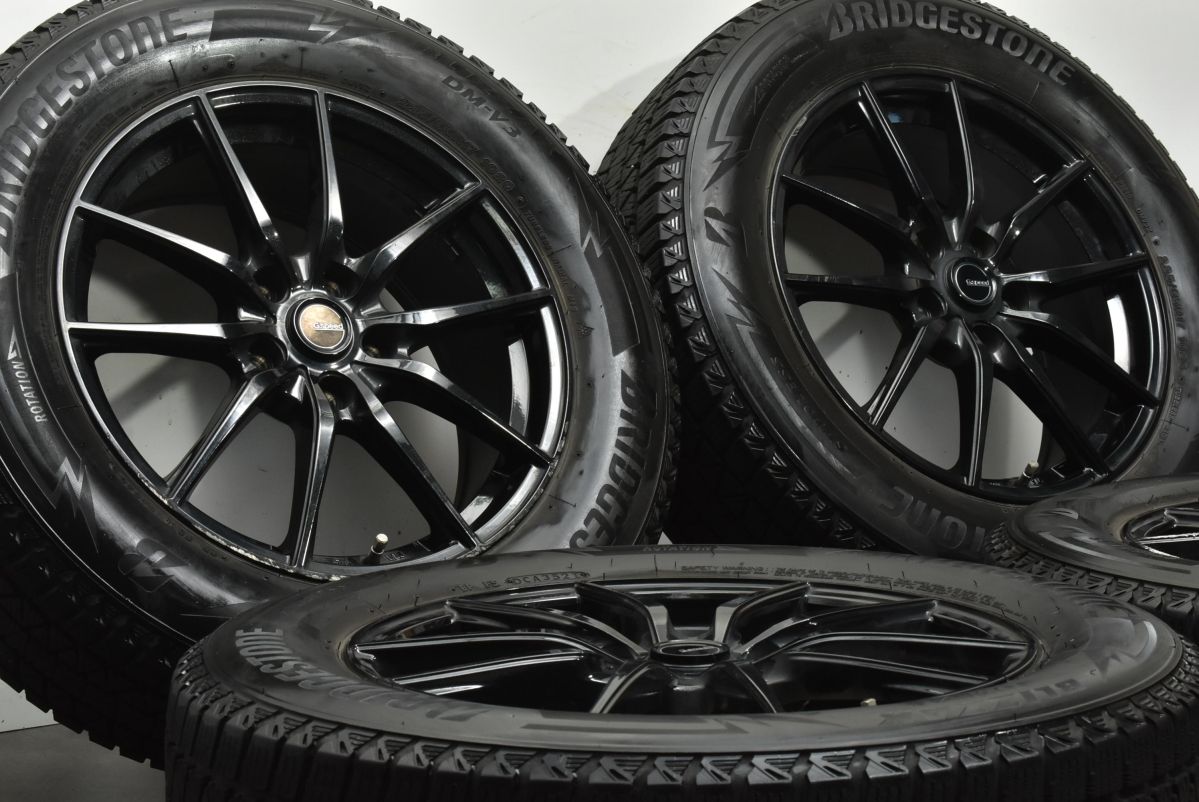 CX-5 エクストレイルなどに G-SPEED 17 in 7 J 48 PCD 114.3 ブリヂストン ブリザック DM-V 3 225|65 R CX-8 BS レガシアウトバック