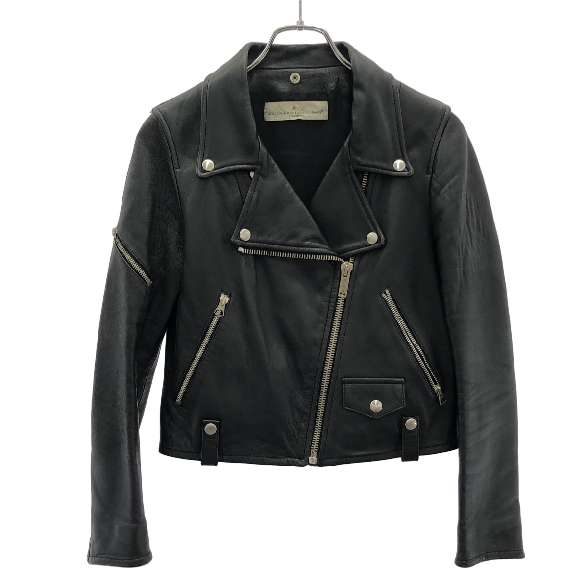 GOLDEN GOOSE ゴールデン グース 14AW ダブルレザーライダース