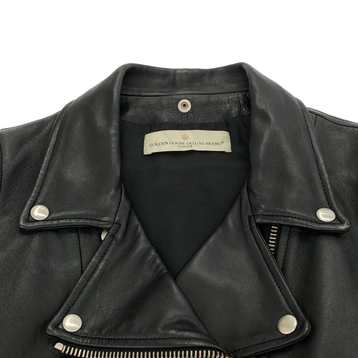 GOLDEN GOOSE ゴールデン グース 14AW ダブルレザーライダース