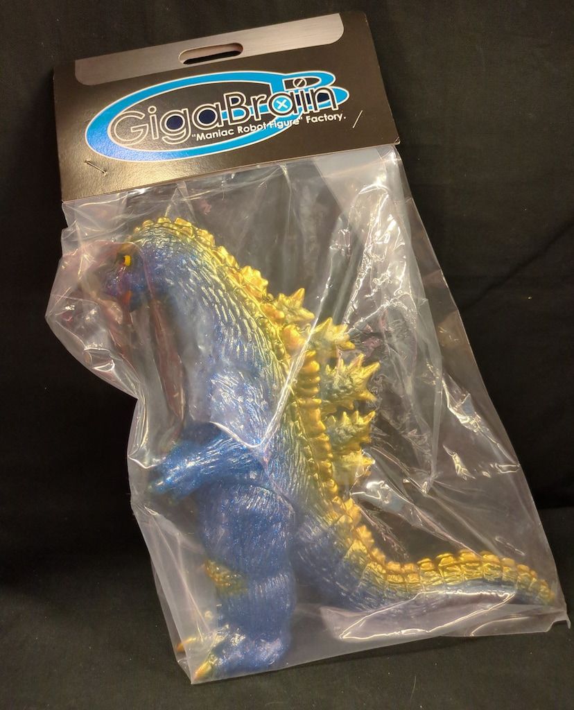 ギガブレイン ギガブレイン/ゴジラ モスゴジ クリアブルーラメ成型/金