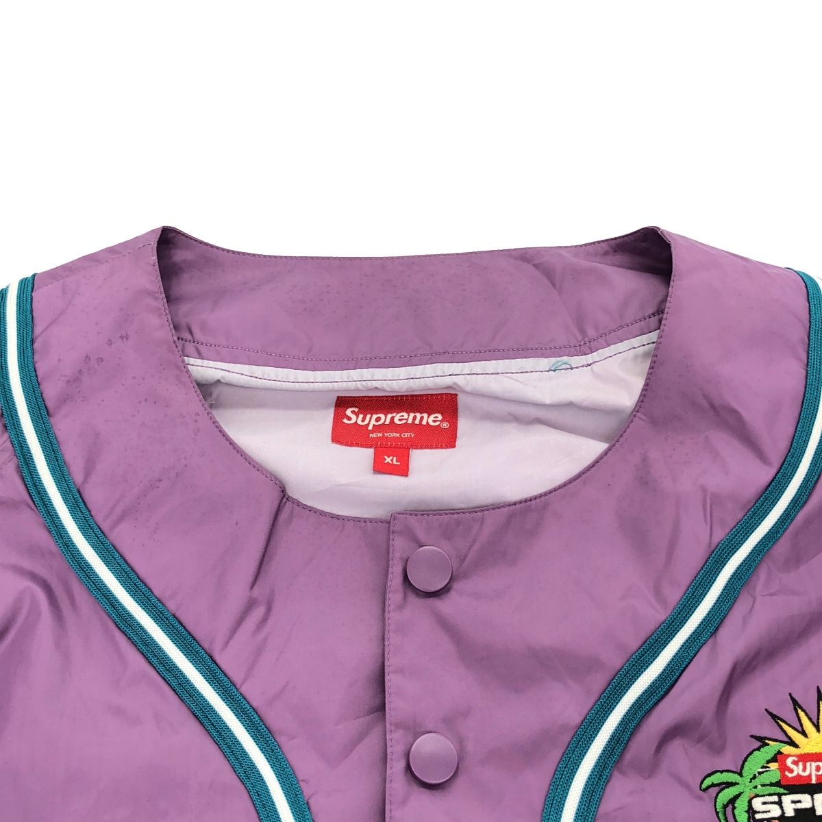 Supreme シュプリーム 22SS Snap-Off Sleeve L/S Baseball Top ベース