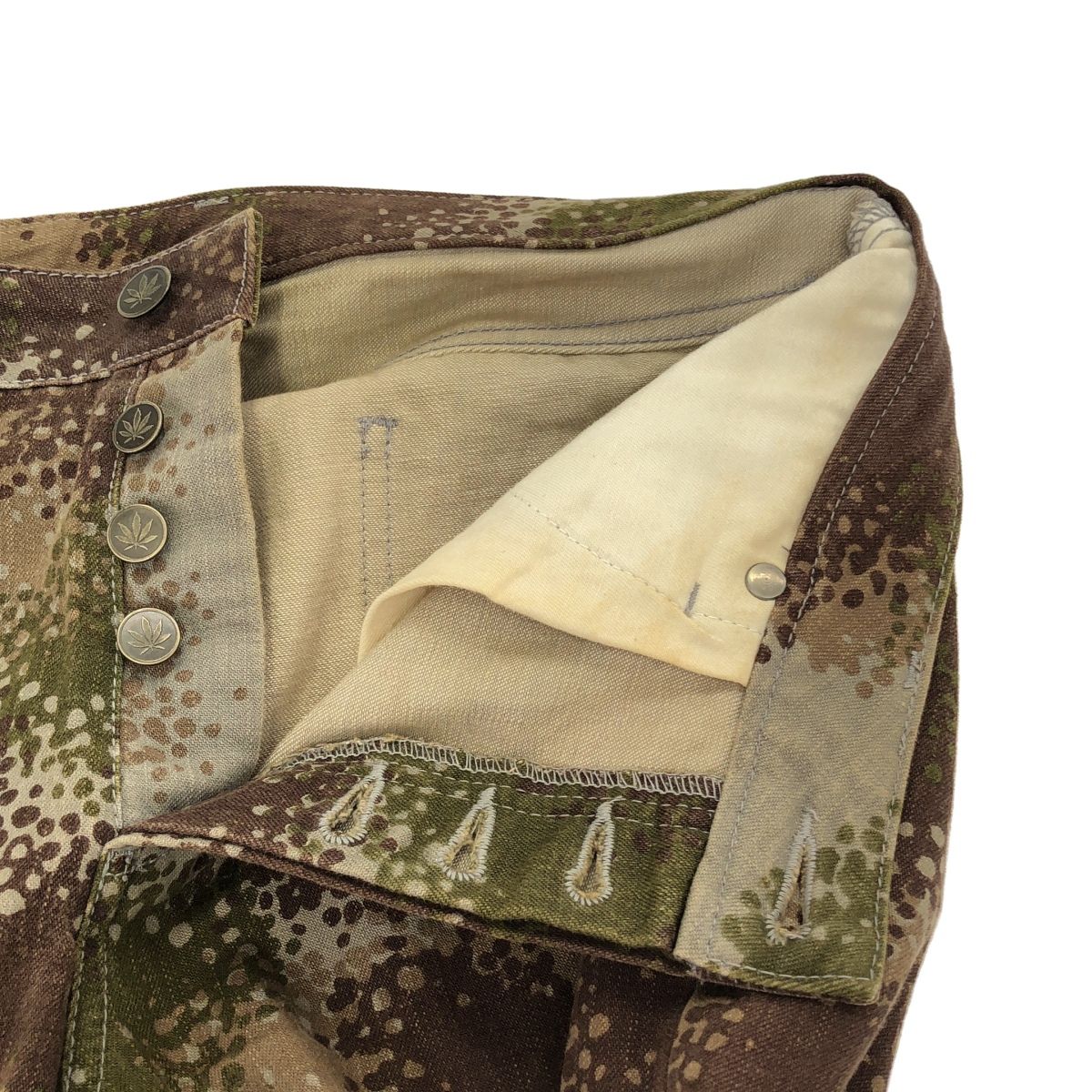 lucien pellat-finet ルシアンペラフィネ ドットカモフラスリムパンツ