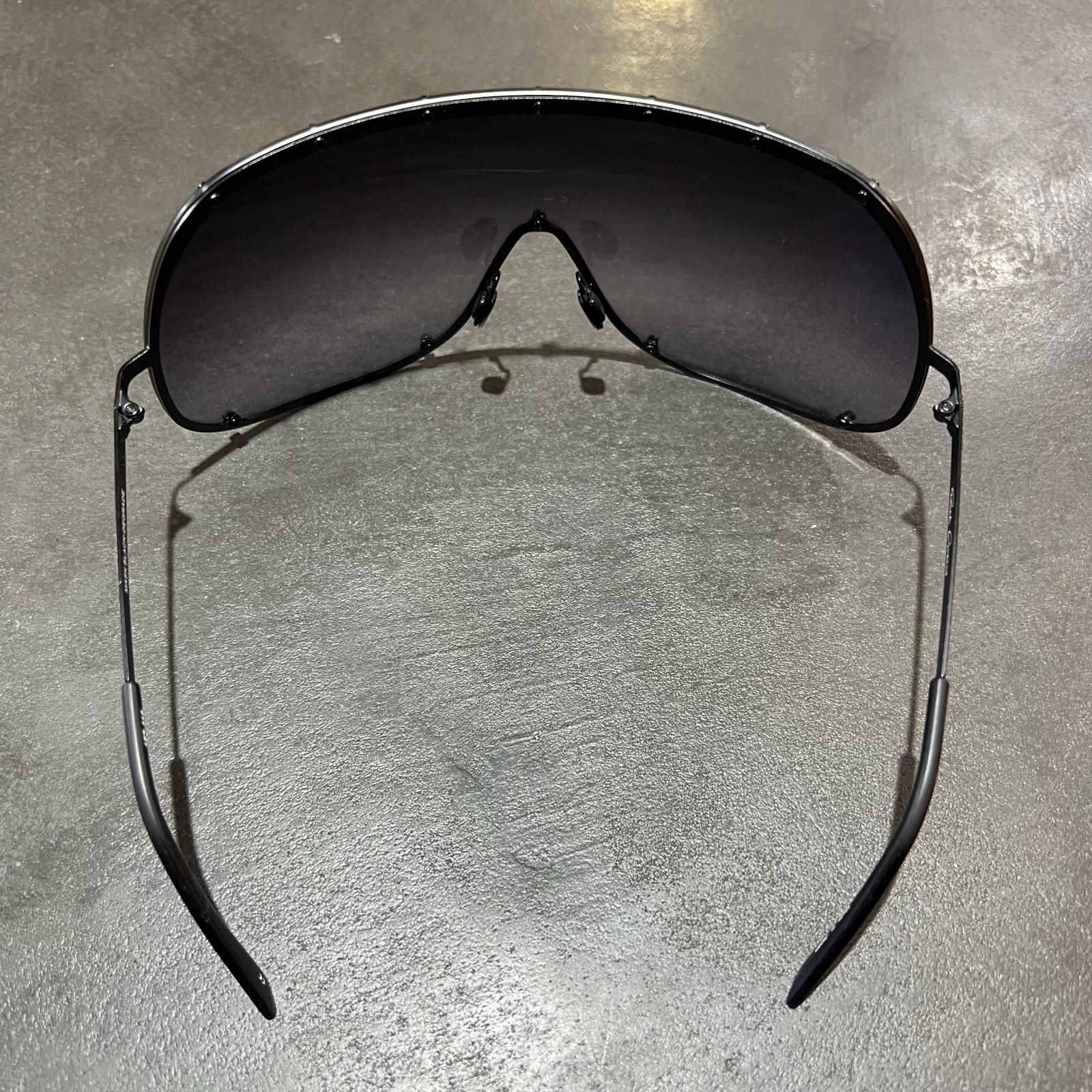 Rick Owens SHIELD シールドサングラス リックオウエンス ブラック 157 