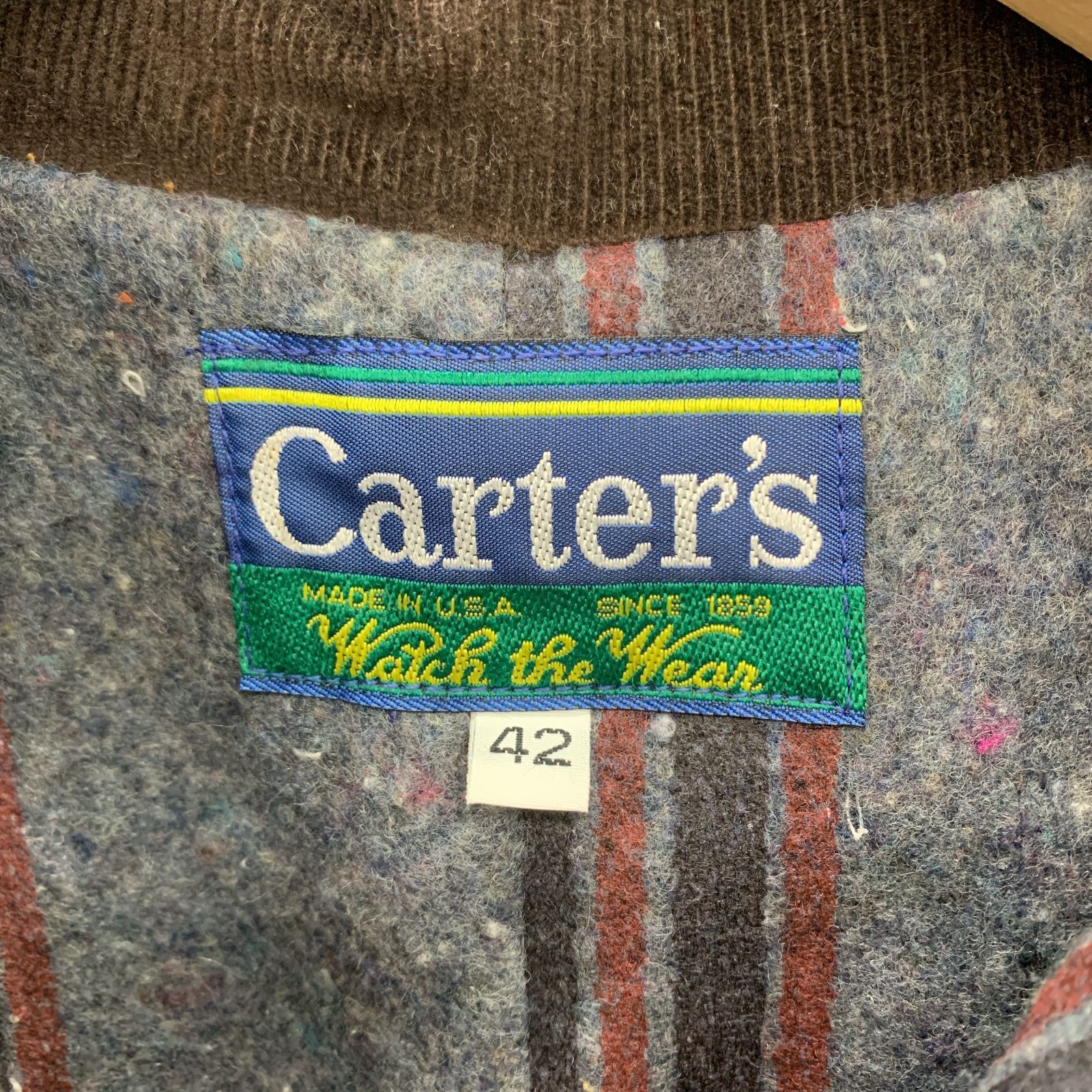 Carter's カーターズ カバーオール サイズ42 ブラウン系 75232 USA製