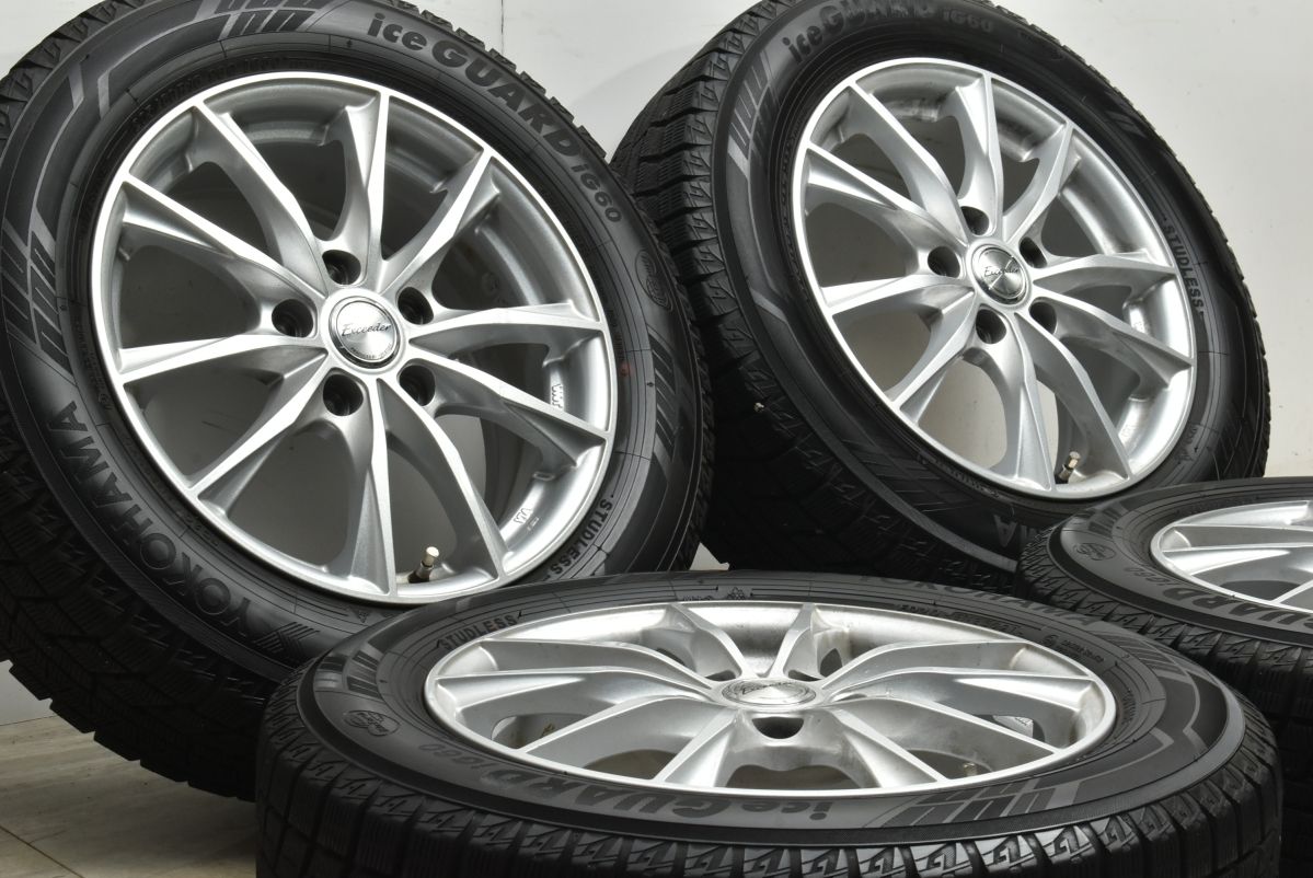 ノア ヴォクシーなどに エクシーダー 16 in 6.5 J 53 PCD 114.3 ヨコハマ アイスガード iG 60 205|60 R ステップワゴン プレマシー