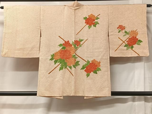 平和屋着物＃羽織 総絞り 竹垣花文 正絹 逸品 CABB5472ua - メルカリ