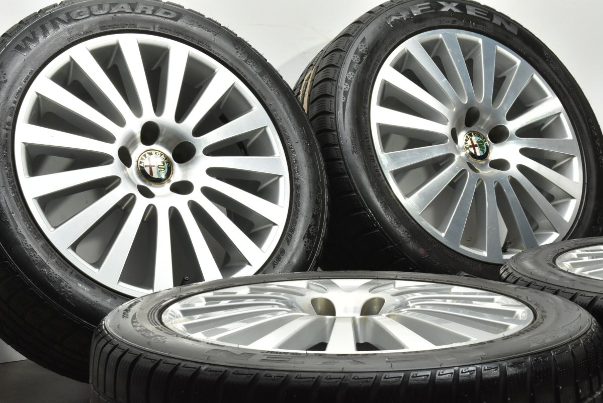 アルファロメオ 159 17 in 7.5 J 41 PCD 110 ネクセン ウィンガード スポーツ 225|50 R 品番 ノーマル戻し 可