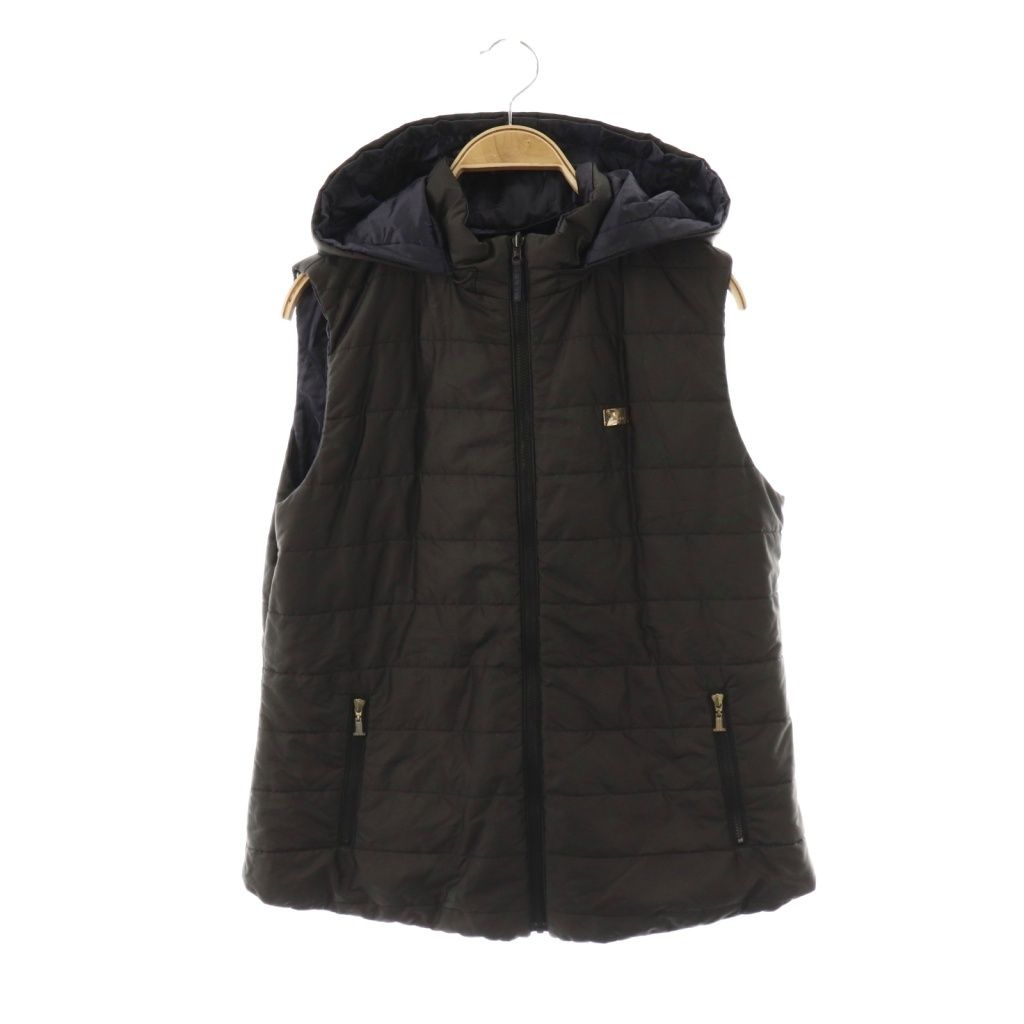 ランバン スポール LANVIN SPORT 中綿 リバーシブル ベスト 前開き