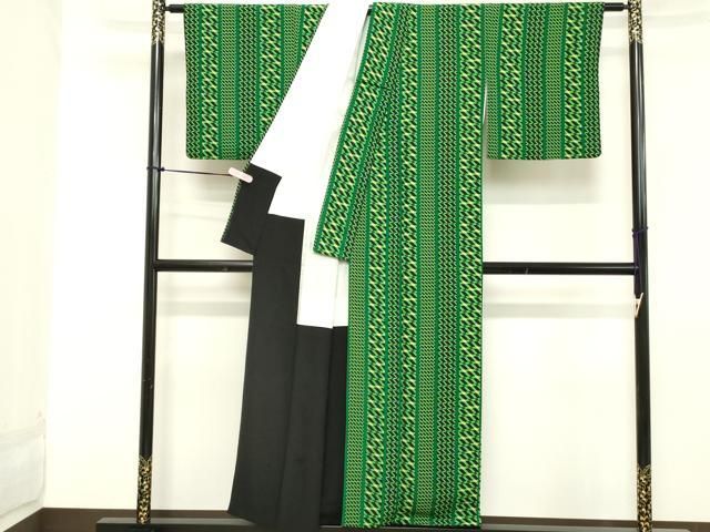 平和屋着物□上質な小紋 抽象文様 正絹 逸品 DABB2110cd - メルカリ