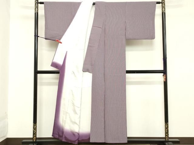 平和屋着物□上質な小紋 縞 正絹 逸品 DABB2116cd - メルカリ