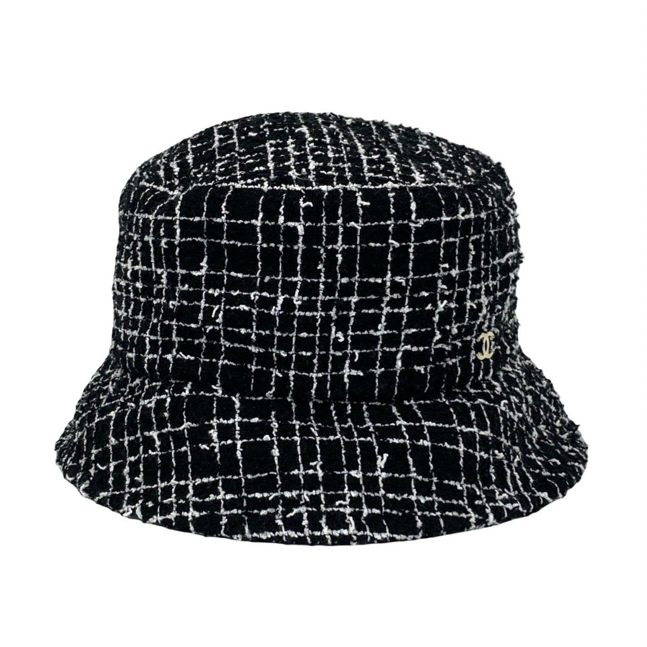 極 美品 希少品 箱付き CHANEL シャネル ココマーク モチーフ ツイード