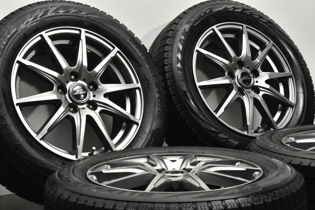 バリ溝 シュナイダー 16 in 6.5 J 53 PCD 114.3 2025年製 ブリヂストン ブリザック VRX 2 205|60 R ノア ヴォクシー ステップワゴン