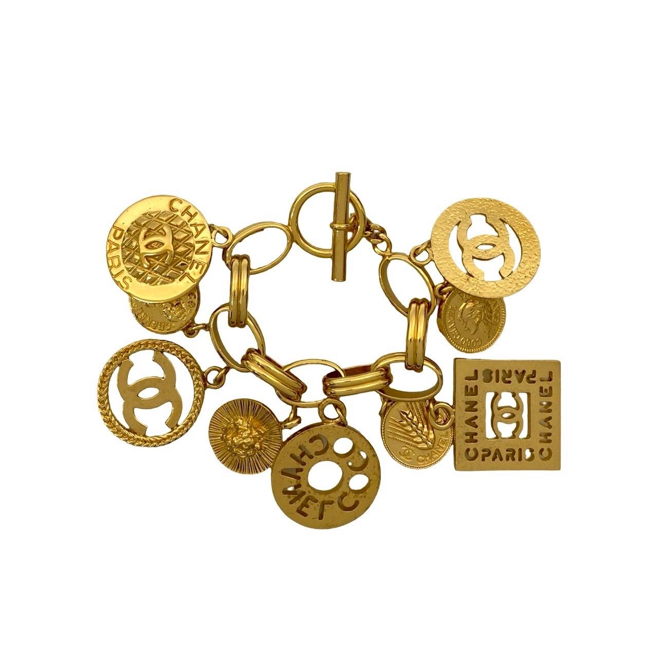 シャネル ヴィンテージ ブレスレット 93P 極 美品 箱付き コメあり 93P CHANEL シャネル ヴィンテージ ココ