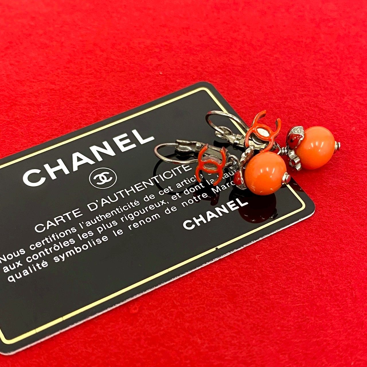 極 美品 コメあり 04P CHANEL シャネル ココマーク フラワー てんとう