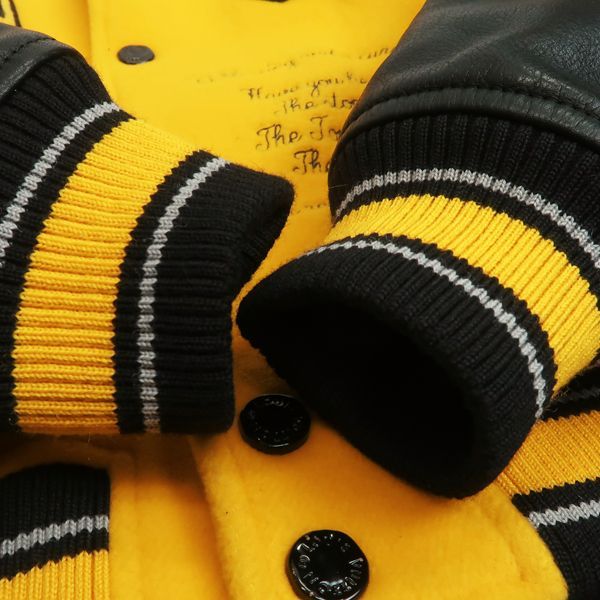 LOUIS VUITTON 22SS レザー エンブロイダリー バーシティ スタジアム