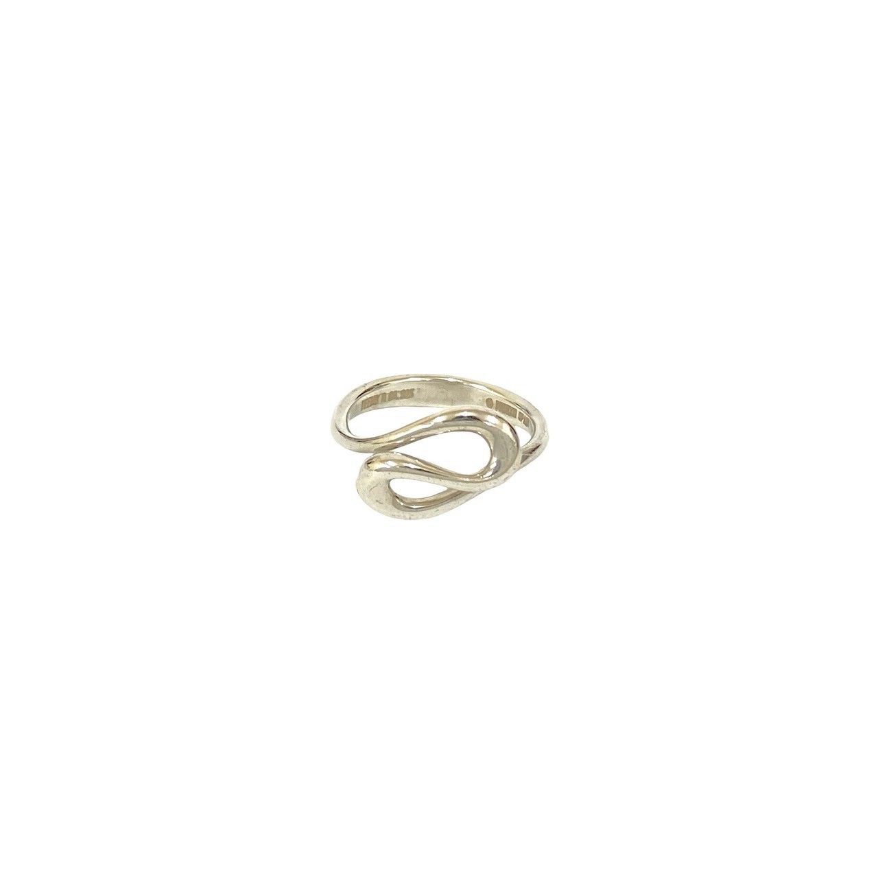 極 美品 TIFFANY&Co. ティファニー オープンウェーブ シルバー925 