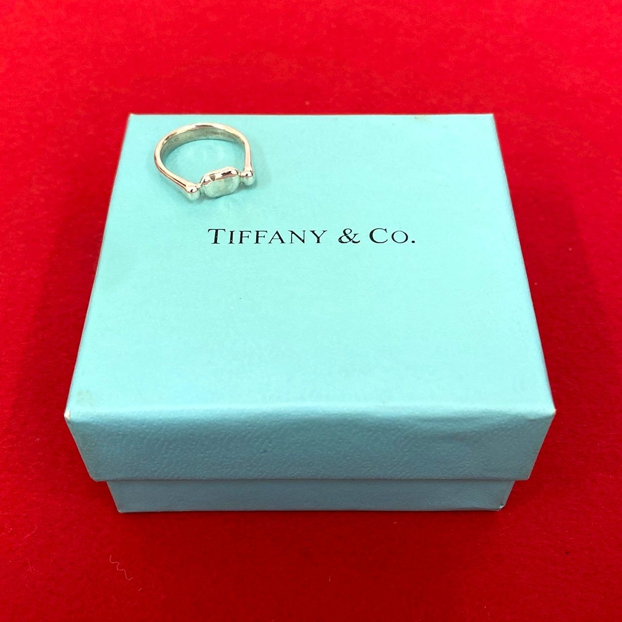 TIFFANY-Co. ティファニー エルサペレッティ ビーン リング シルバー925 指輪 9号 アクセサリー シルバー 692-3