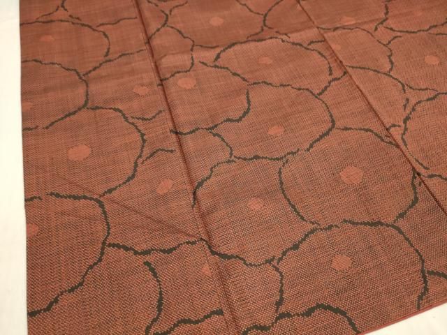 平和屋着物□本場大島紬 7マルキ 牡丹文 正絹 逸品 DABB3125cm - メルカリ